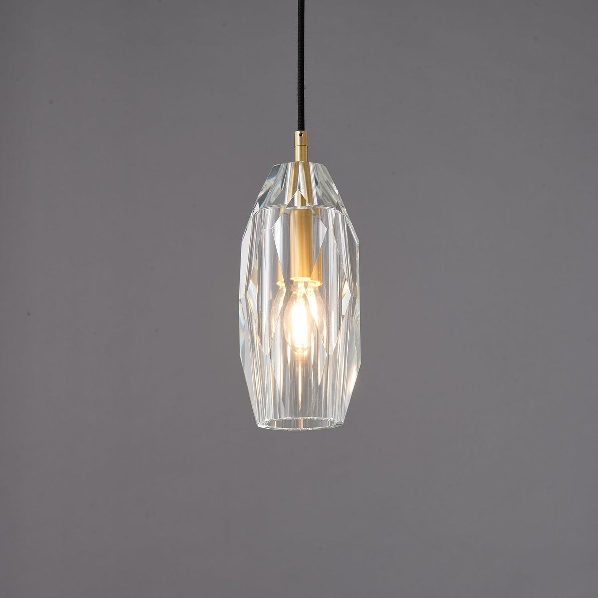 Lustra Lampe Pendante Abat-jour Transparent Cristal - Neutralighting