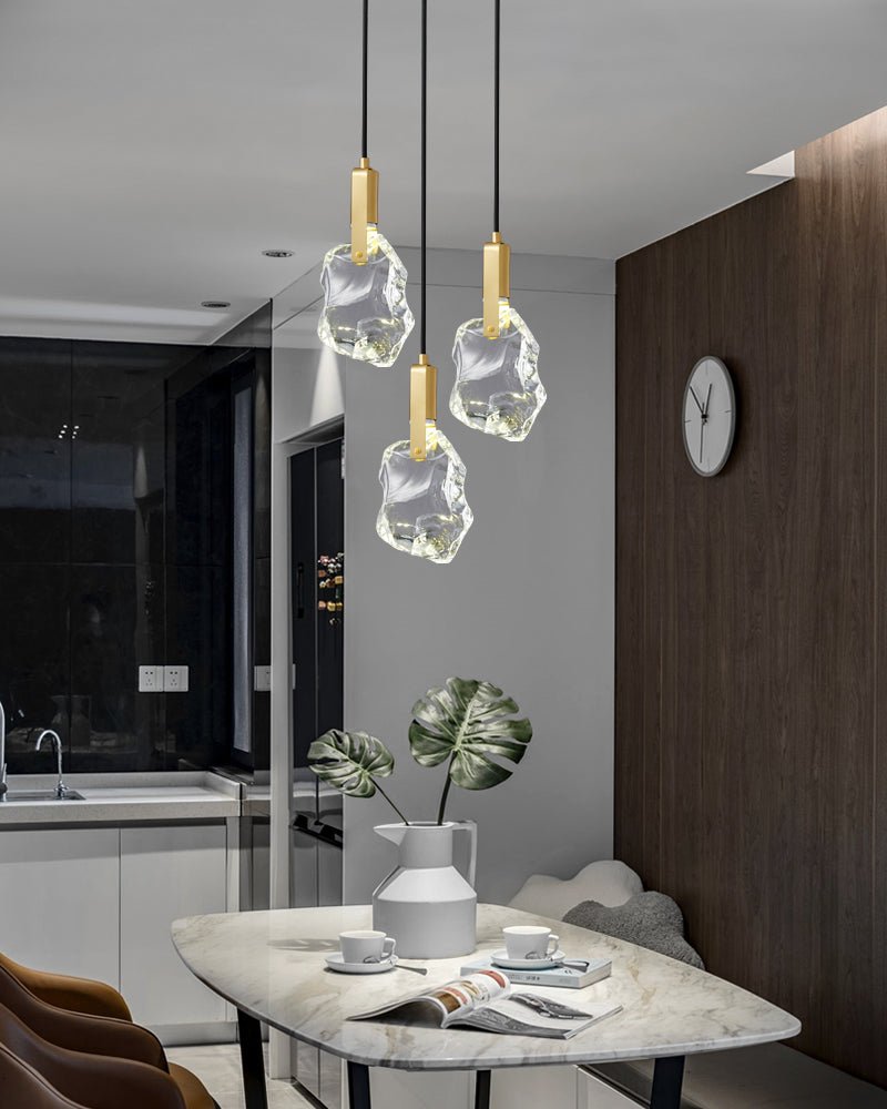 Lustra Lampe Pendante Abat-jour Transparent Cristal - Neutralighting