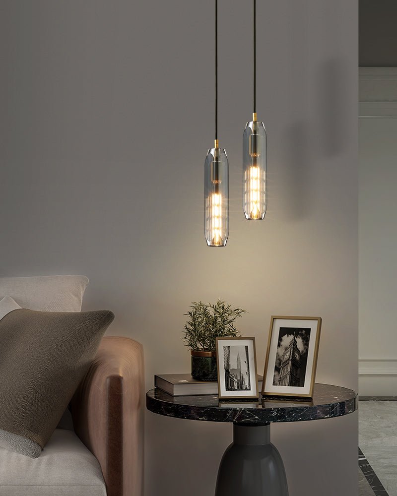Lustra Lampe Pendante Abat-jour Transparent Cristal - Neutralighting