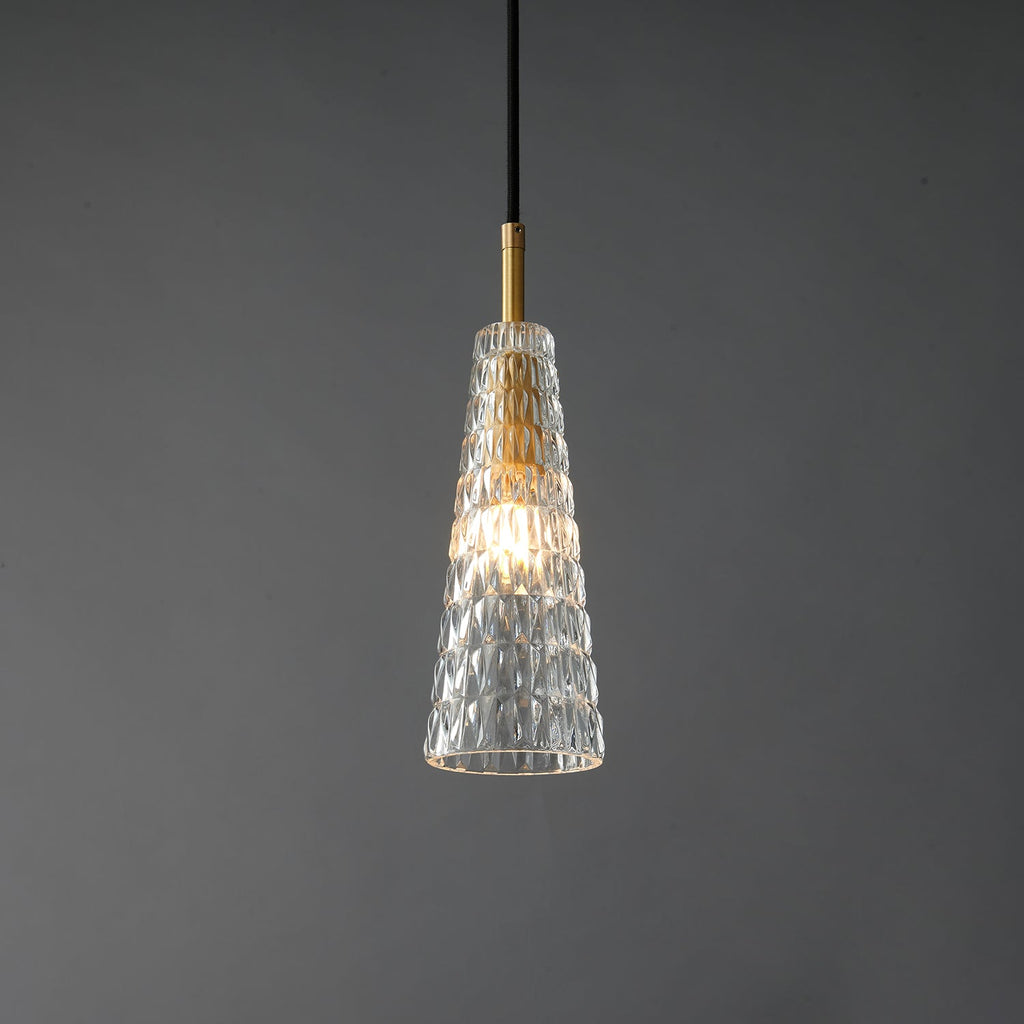 Lustra Lampe Pendante Abat-jour Transparent Cristal - Neutralighting