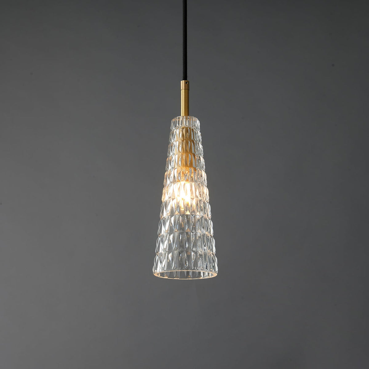 Lustra Lampe Pendante Abat-jour Transparent Cristal - Neutralighting