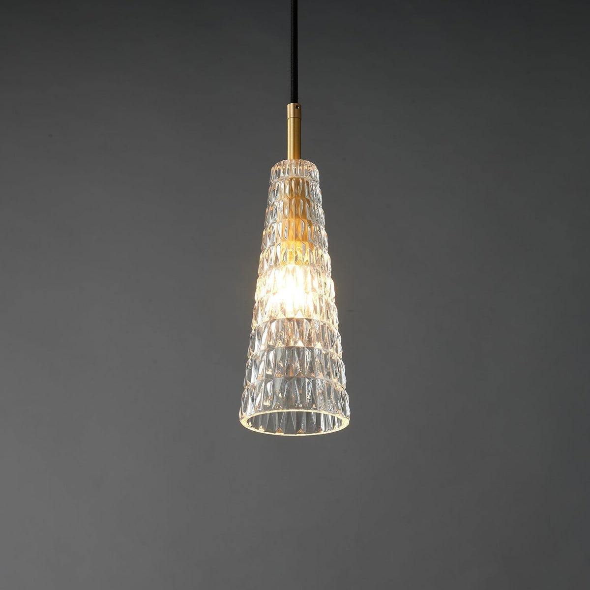 Lustra Lampe Pendante Abat-jour Transparent Cristal - Neutralighting