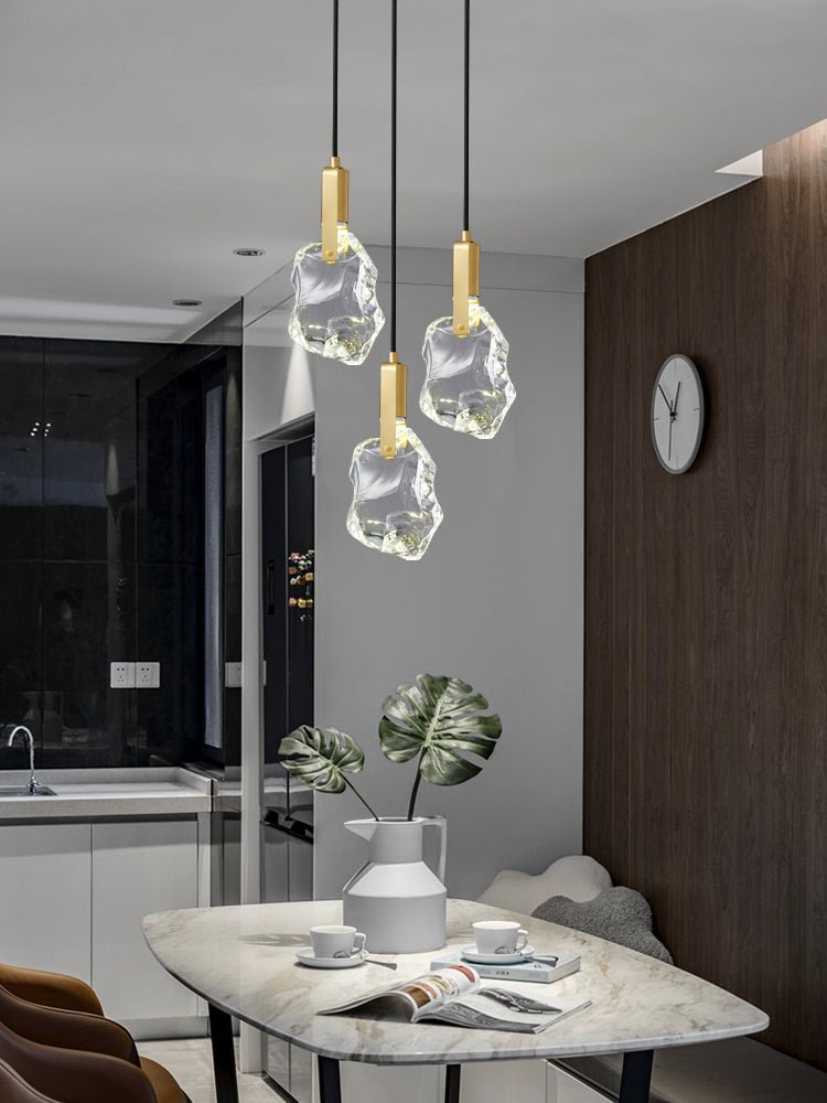 Lustra Lampe Pendante Abat-jour Transparent Cristal - Neutralighting