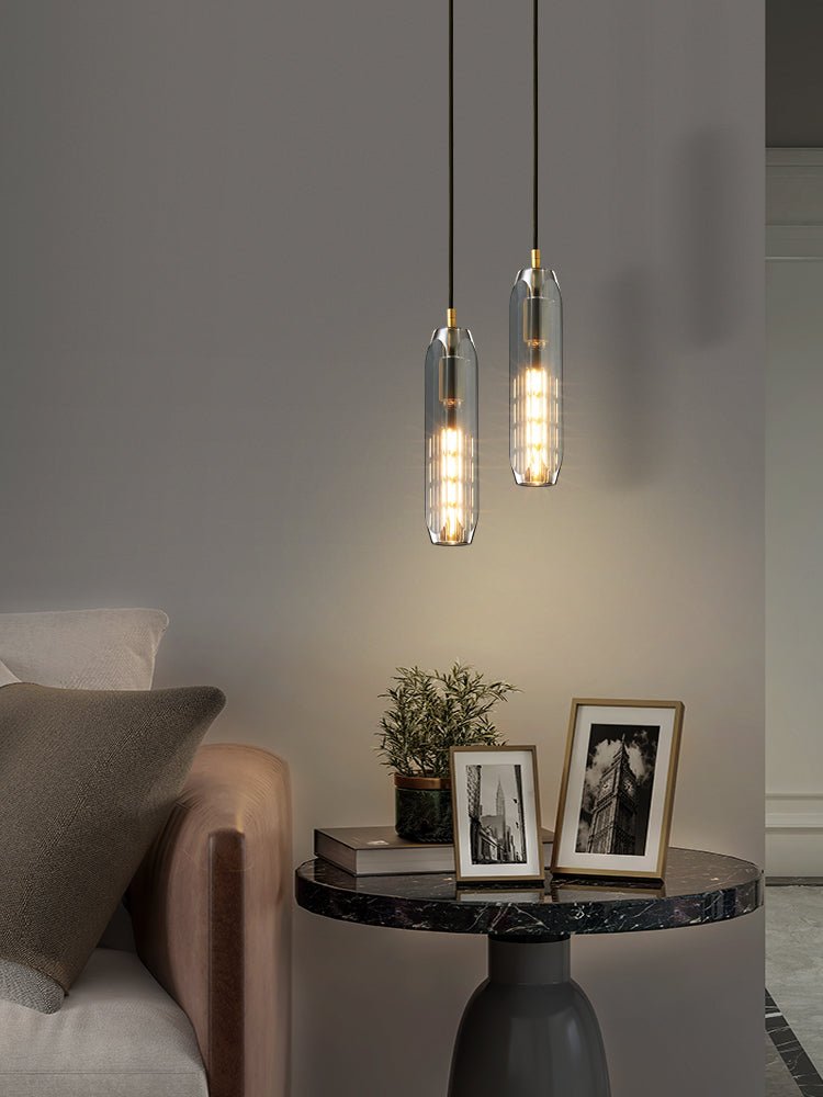 Lustra Lampe Pendante Abat-jour Transparent Cristal - Neutralighting