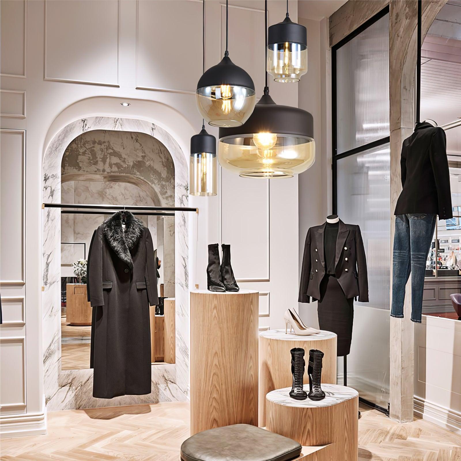 Aura Lampe Pendante Industrielle en Verre - Neutralighting