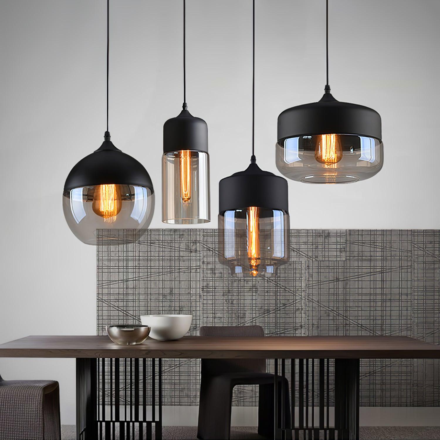 Aura Lampe Pendante Industrielle en Verre - Neutralighting