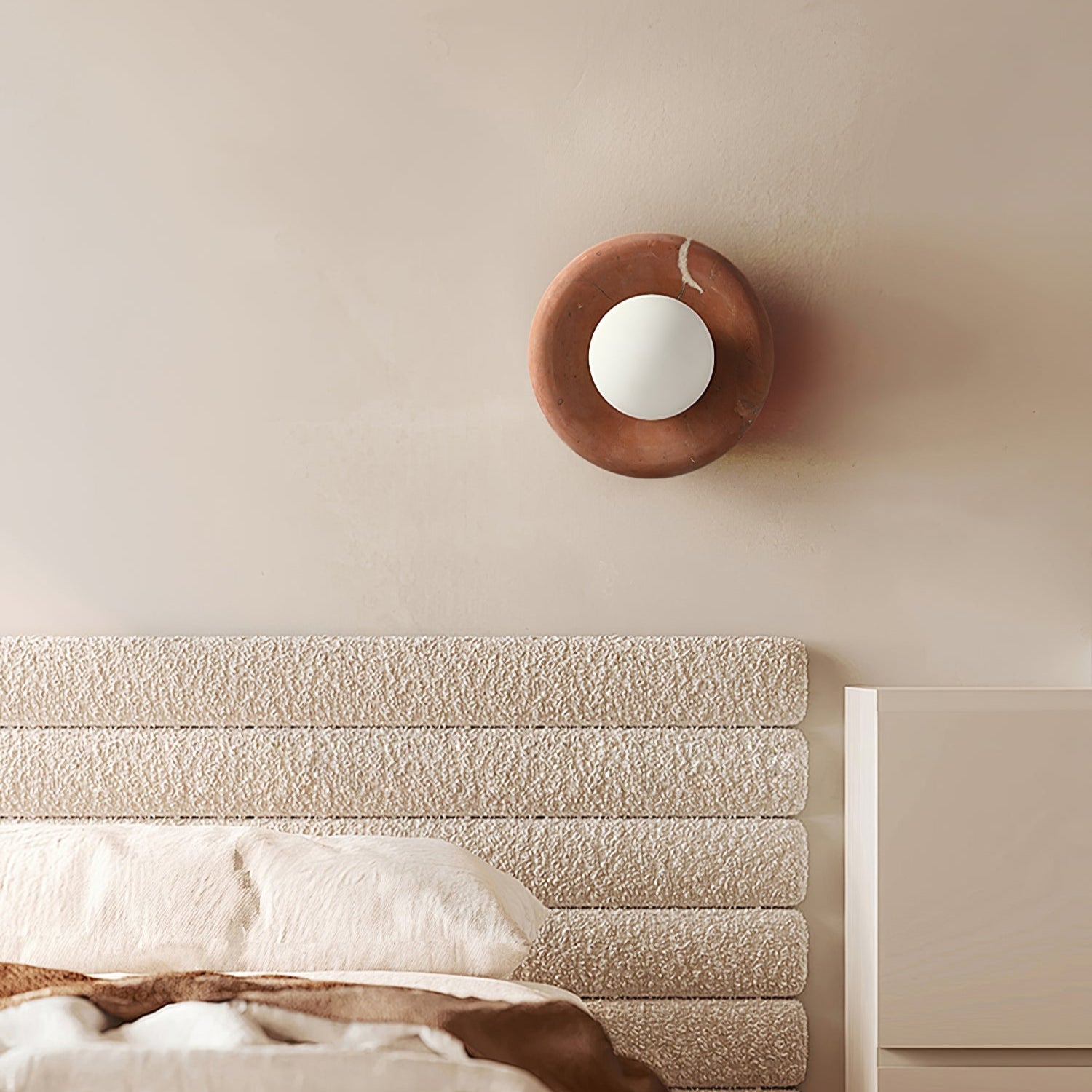 Amber Applique Murale Vintage en Marbre - Neutralighting