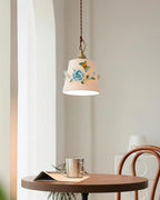 Eden Lampe Pendante Céramique Florale - Neutralighting