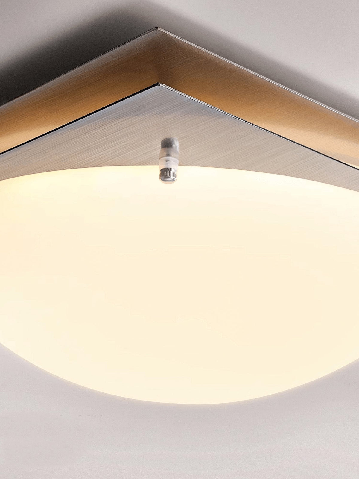 Astrain Plafonnier en Verre et Acier - Neutralighting