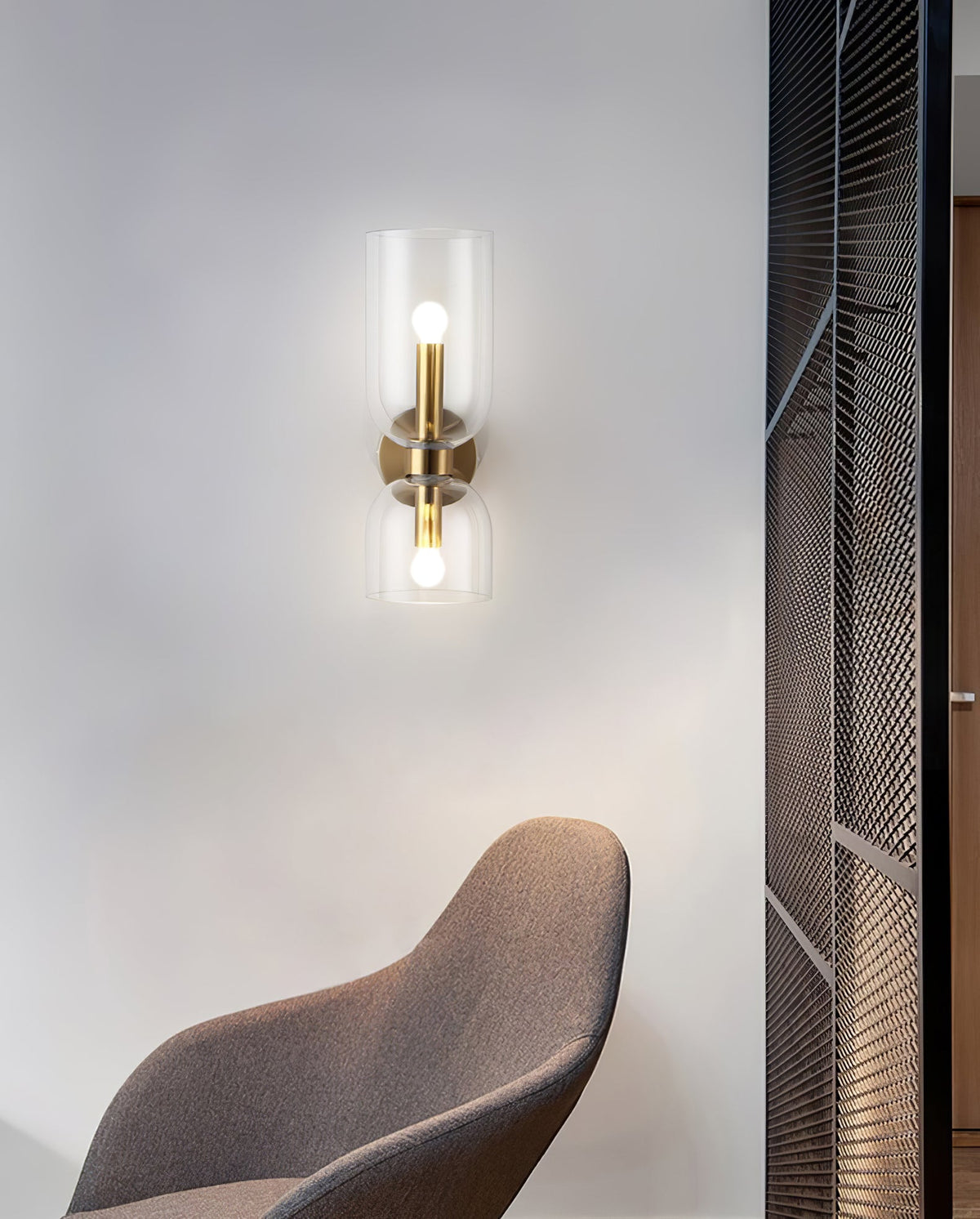 Lylaearis Nordic Art Plug-In Glass Wall Lamp - Neutralighting