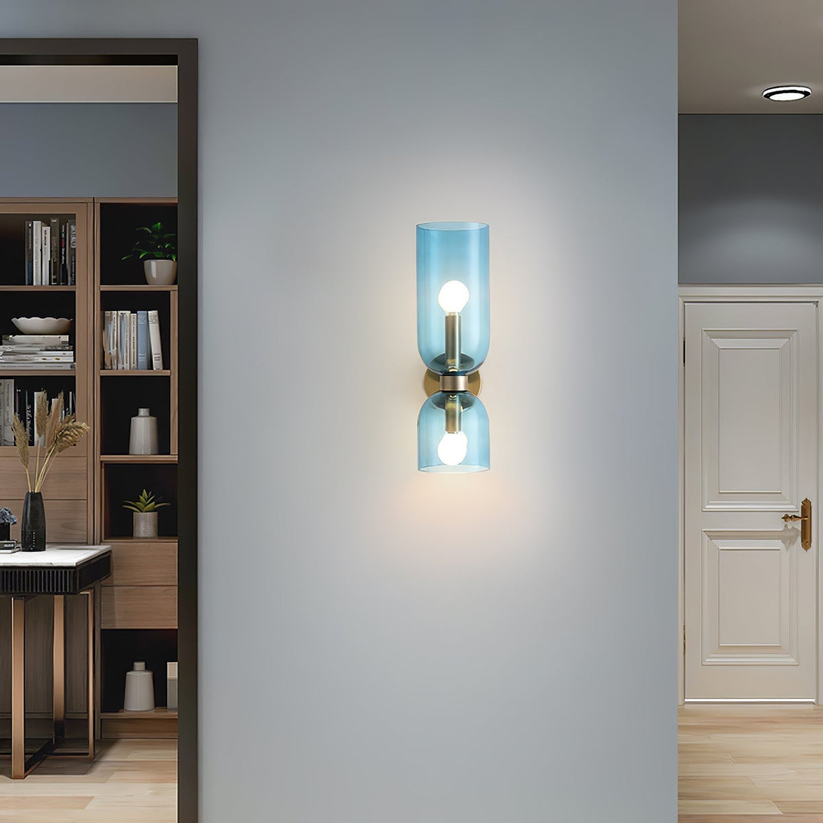 Lylaearis Nordic Art Plug-In Glass Wall Lamp - Neutralighting