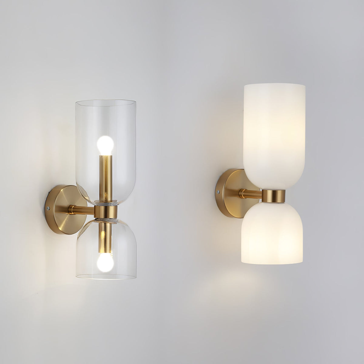 Lylaearis Nordic Art Plug-In Glass Wall Lamp - Neutralighting