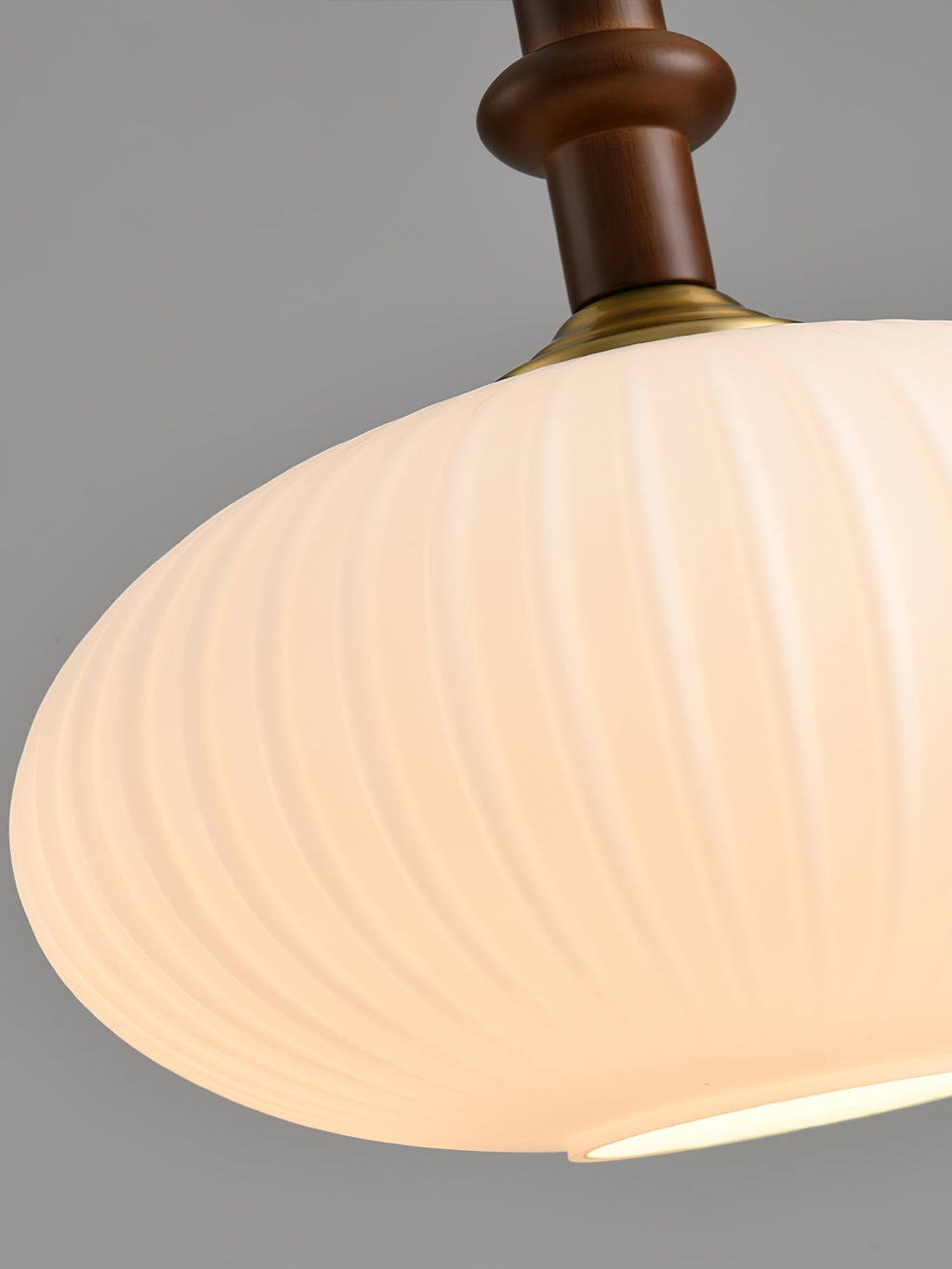 Iliror Traditionnel Art Bois Verre Pendentif Lumière - Neutralighting