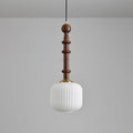 Iliror Traditionnel Art Bois Verre Pendentif Lumière - Neutralighting