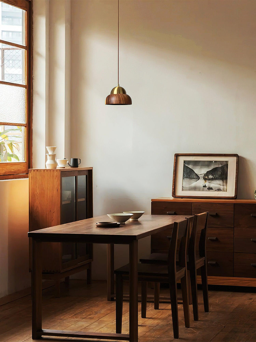 Bronze Lampe Pendante en Laiton Rustique - Neutralighting