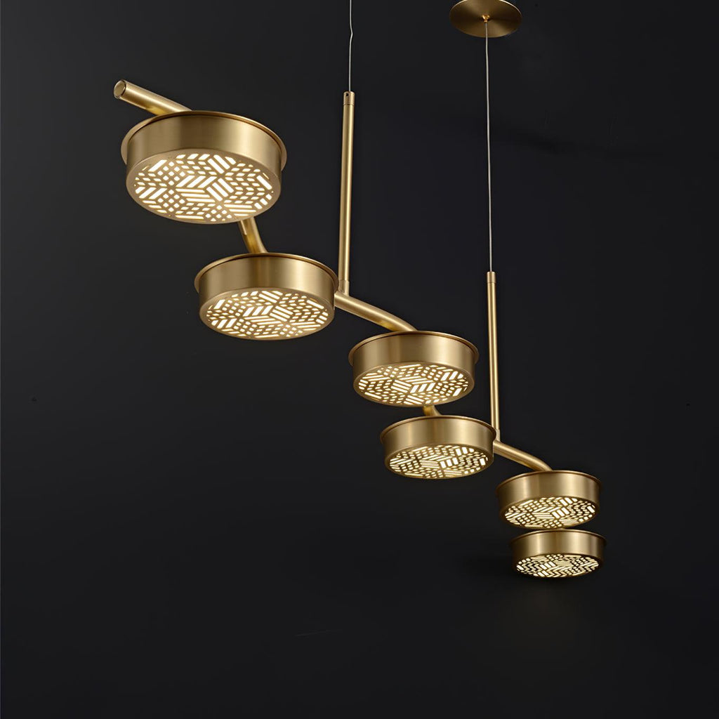 Aureus Lustre Laiton Élégant - Neutralighting