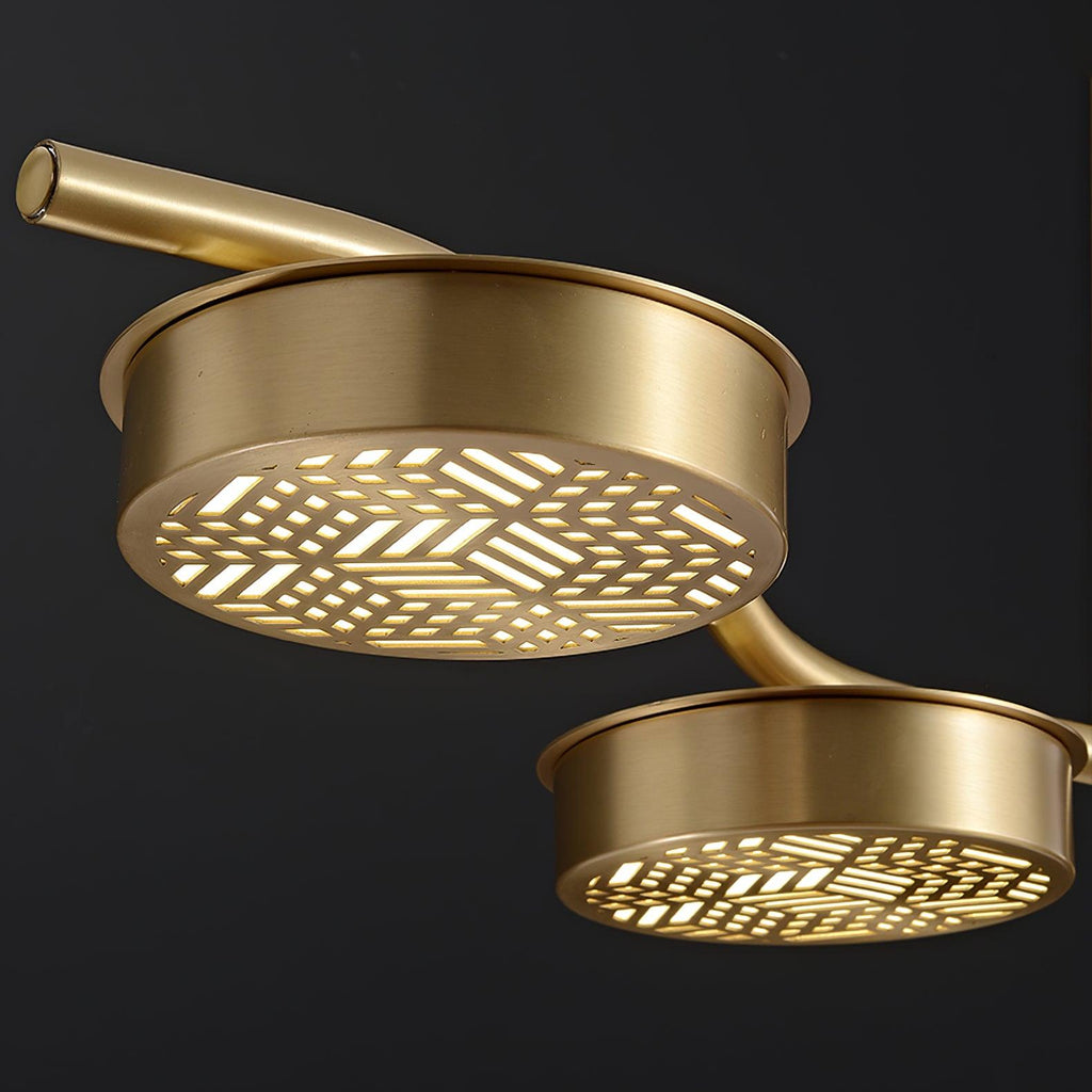 Aureus Lustre Laiton Élégant - Neutralighting