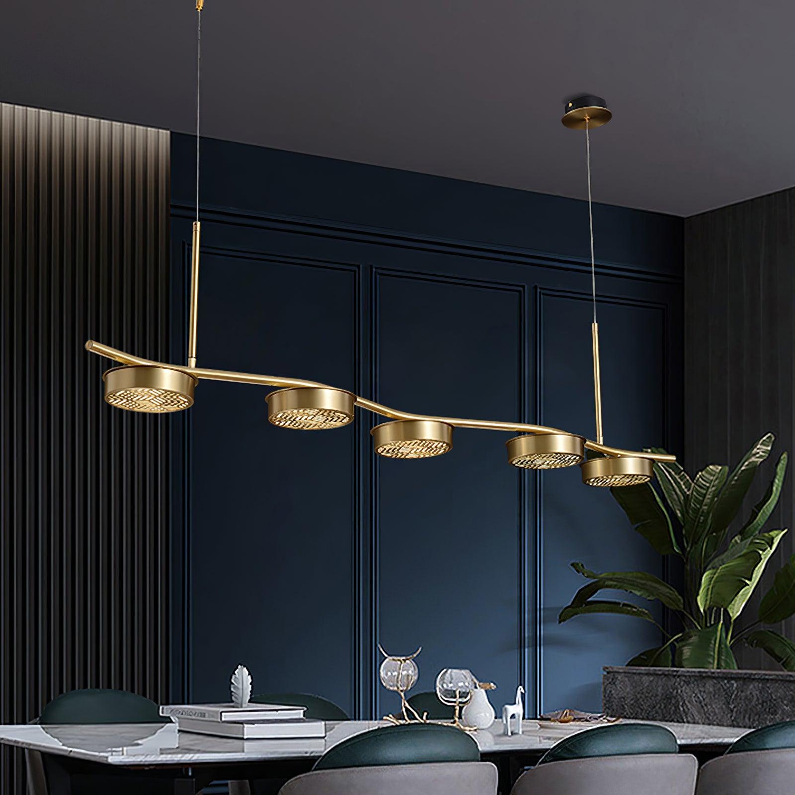 Aureus Lustre Laiton Élégant - Neutralighting