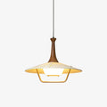 Mydorisra Traditionnel Classique Tissu Bois Pendentif Lampe - Neutralighting