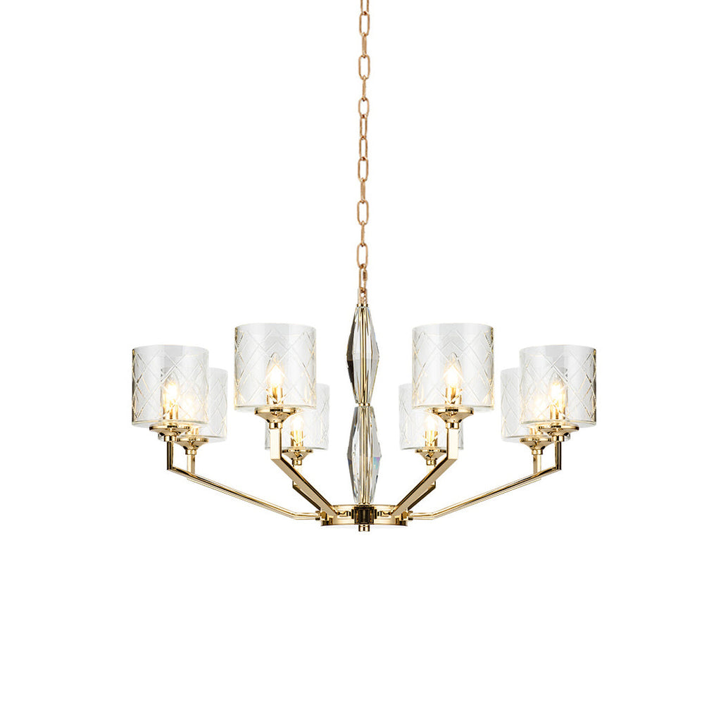 Dew Lustre Laiton Verre Luxe Postmoderne - Neutralighting