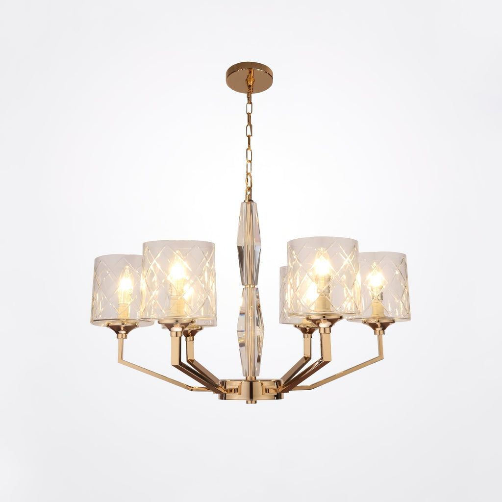Dew Lustre Laiton Verre Luxe Postmoderne - Neutralighting