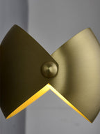 Luno Applique Murale en Laiton Élégante - Neutralighting