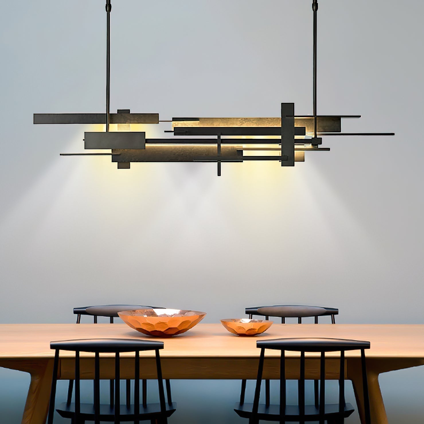 Orlenace Suspension Géométrique en Métal - Neutralighting