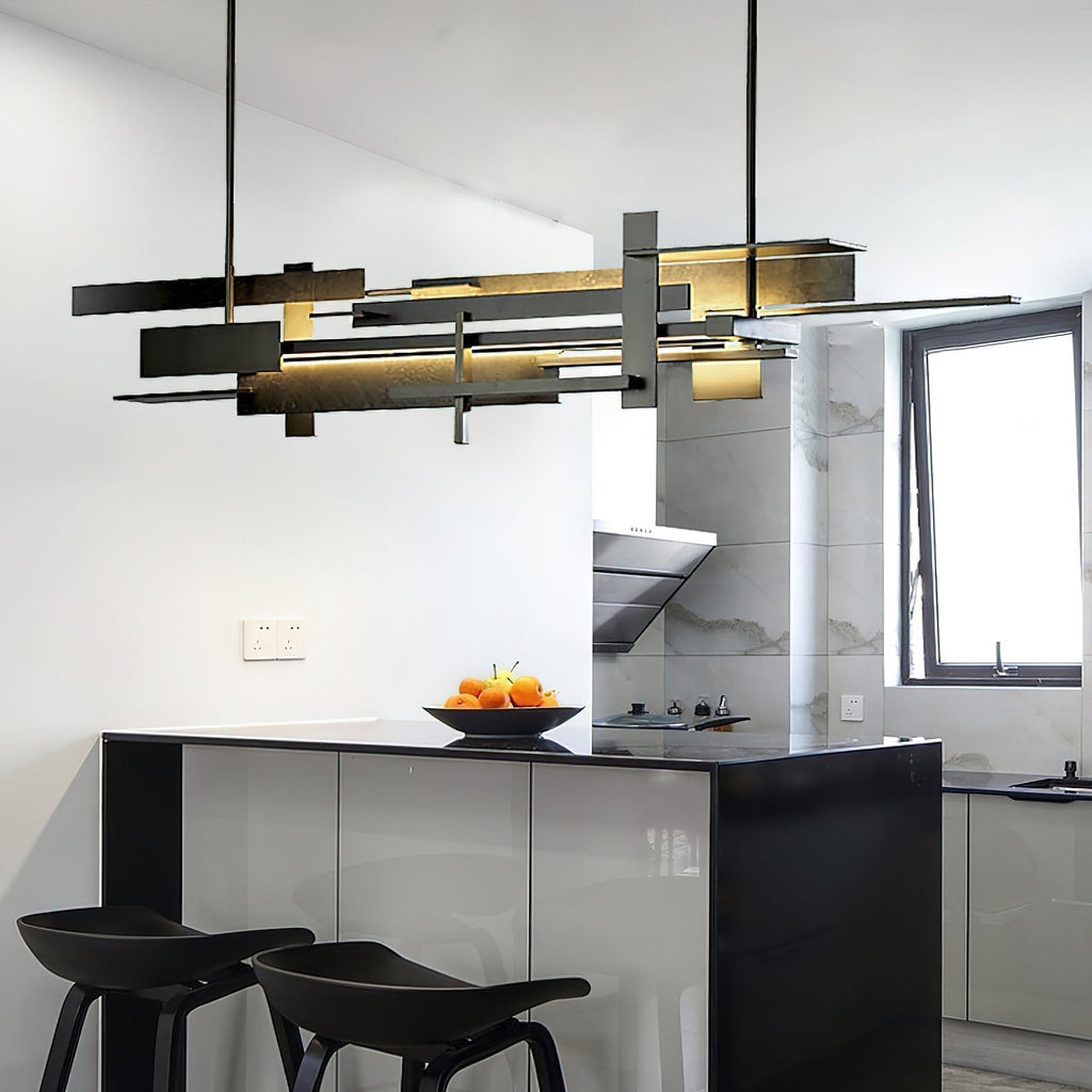 Orlenace Suspension Géométrique en Métal - Neutralighting