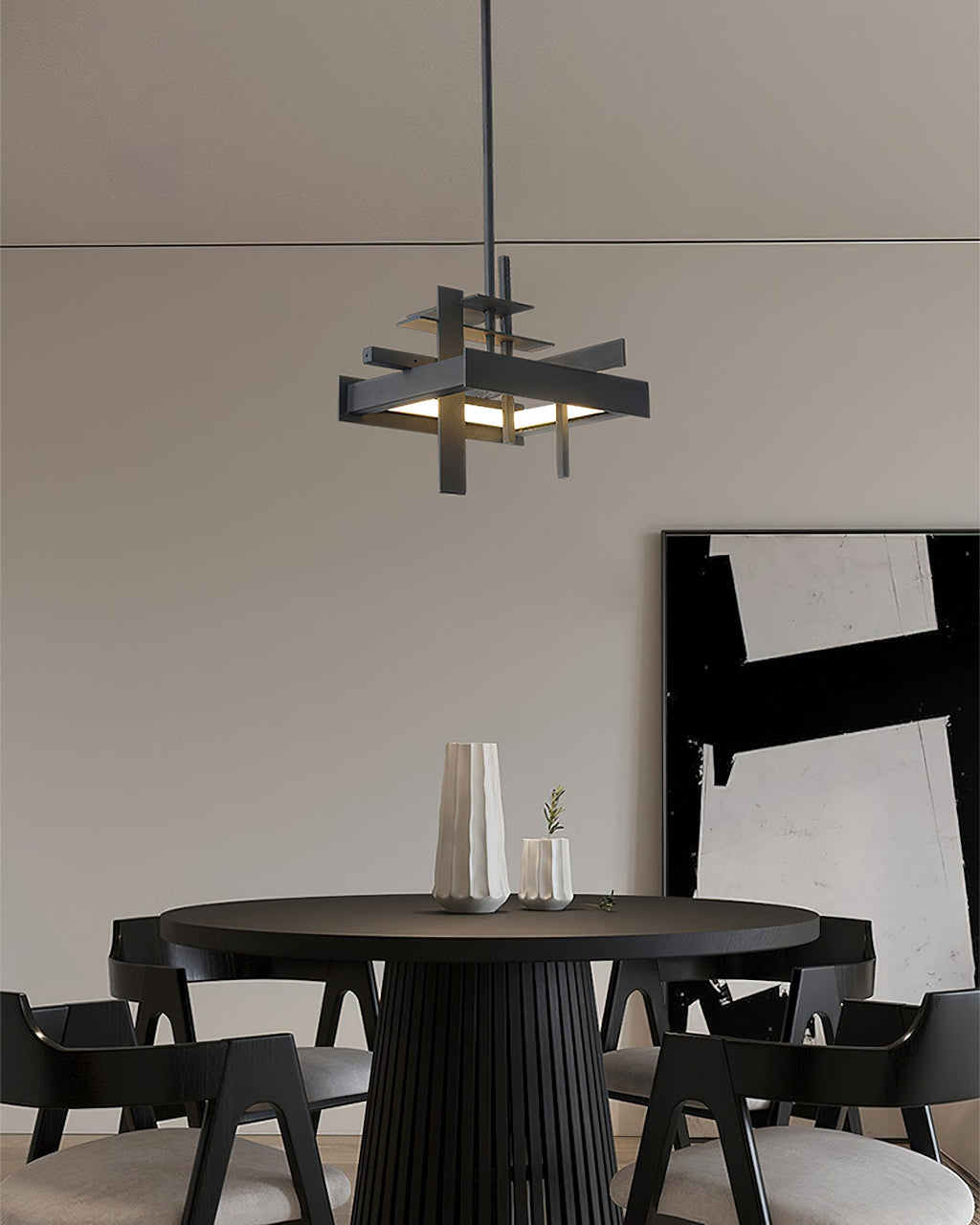 Orlenace Suspension Géométrique en Métal - Neutralighting