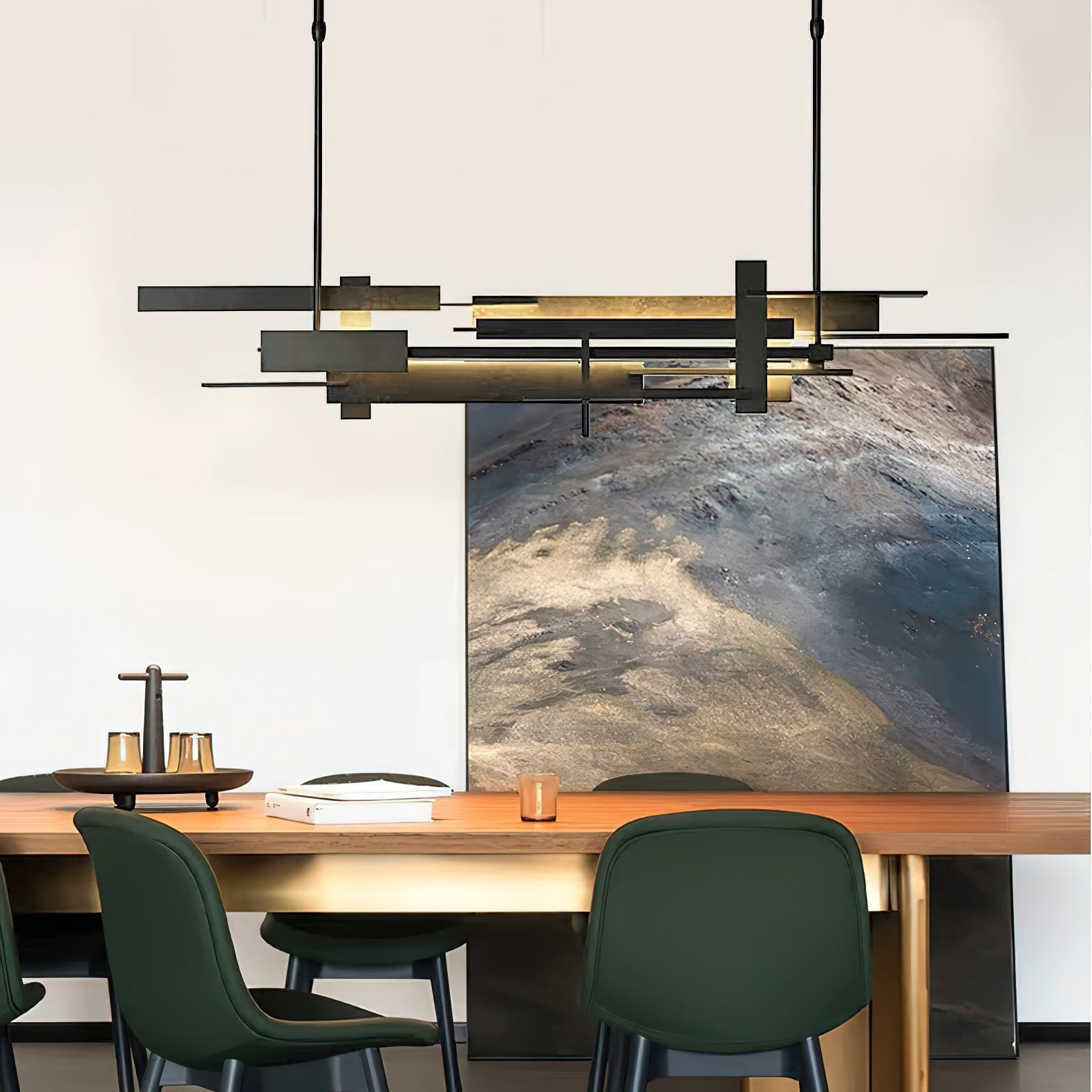 Orlenace Suspension Géométrique en Métal - Neutralighting