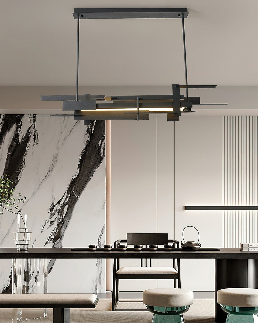 Orlenace Suspension Géométrique en Métal - Neutralighting