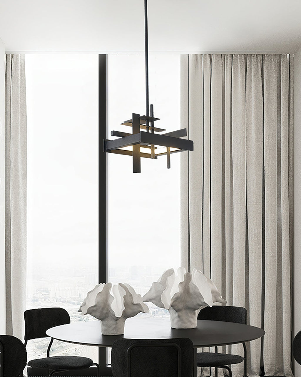 Orlenace Suspension Géométrique en Métal - Neutralighting