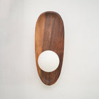 Keith Applique Murale Moderne Minimaliste en Bois et Verre - Neutralighting