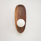 Keith Applique Murale Moderne Minimaliste en Bois et Verre - Neutralighting
