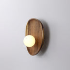 Keith Applique Murale Moderne Minimaliste en Bois et Verre - Neutralighting