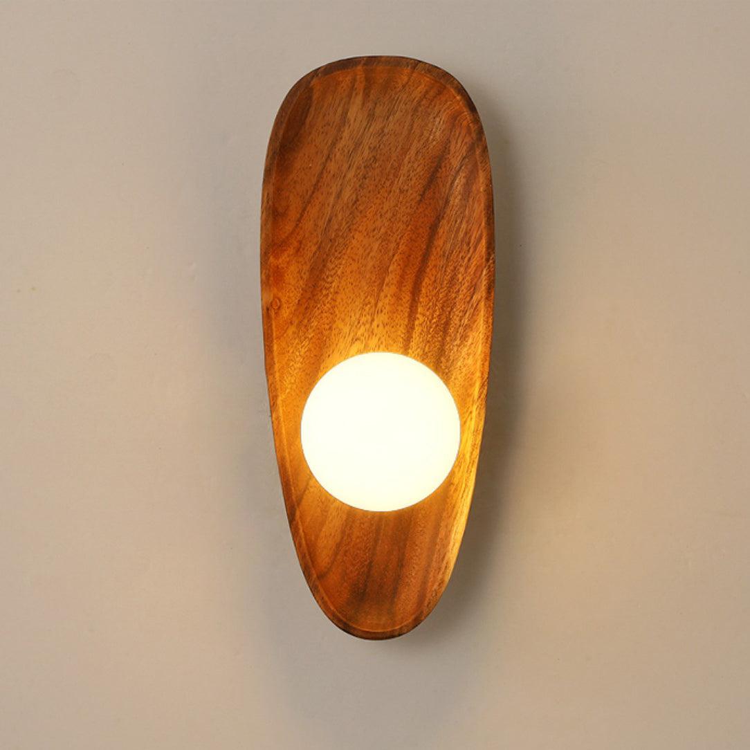 Keith Applique Murale Moderne Minimaliste en Bois et Verre - Neutralighting