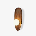 Keith Applique Murale Moderne Minimaliste en Bois et Verre - Neutralighting