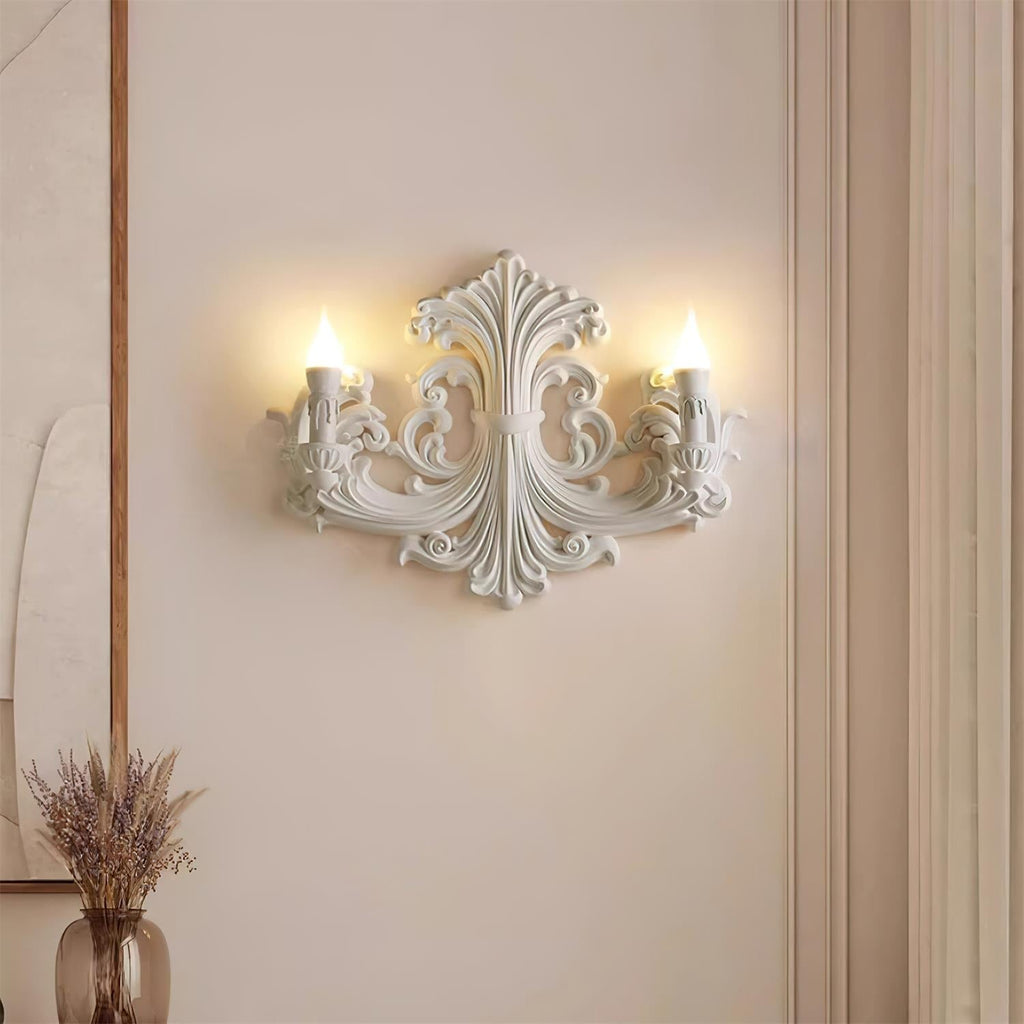 Virelli Applique Murale Sculpturale Bras en Plâtre en Forme de Bougie Éclairage Ascendant Élégant - Neutralighting