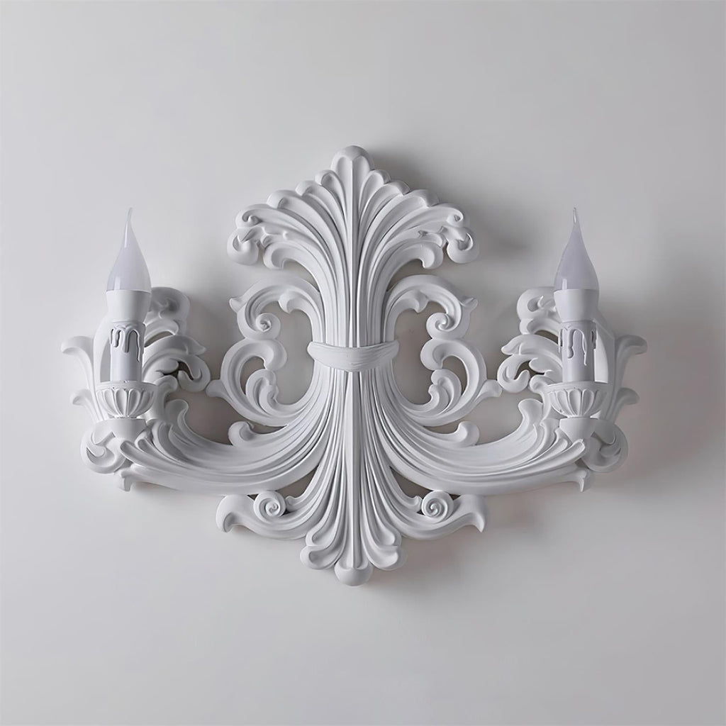 Virelli Applique Murale Sculpturale Bras en Plâtre en Forme de Bougie Éclairage Ascendant Élégant - Neutralighting