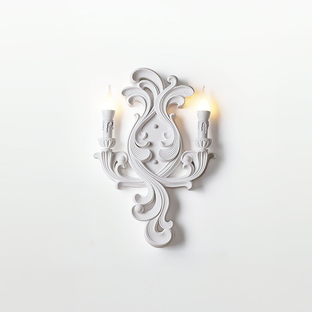 Virelli Applique Murale Sculpturale Bras en Plâtre en Forme de Bougie Éclairage Ascendant Élégant - Neutralighting