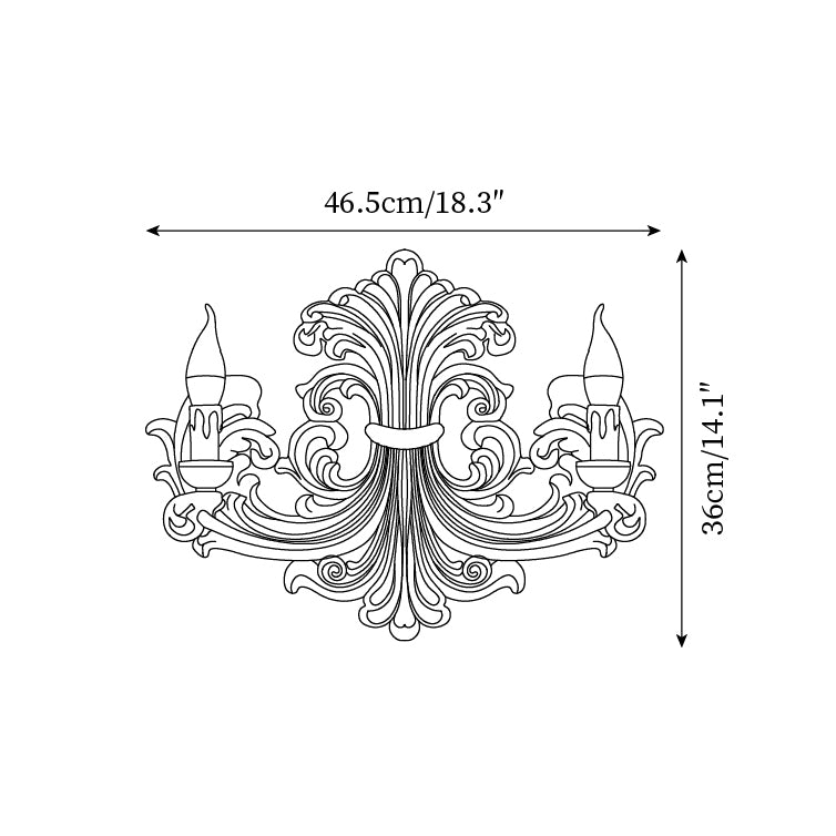 Virelli Applique Murale Sculpturale Bras en Plâtre en Forme de Bougie Éclairage Ascendant Élégant - Neutralighting