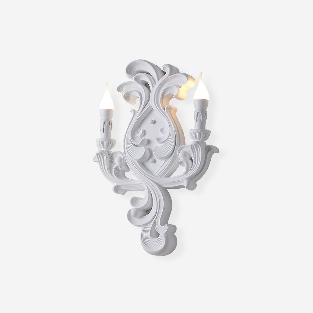 Virelli Applique Murale Sculpturale Bras en Plâtre en Forme de Bougie Éclairage Ascendant Élégant - Neutralighting