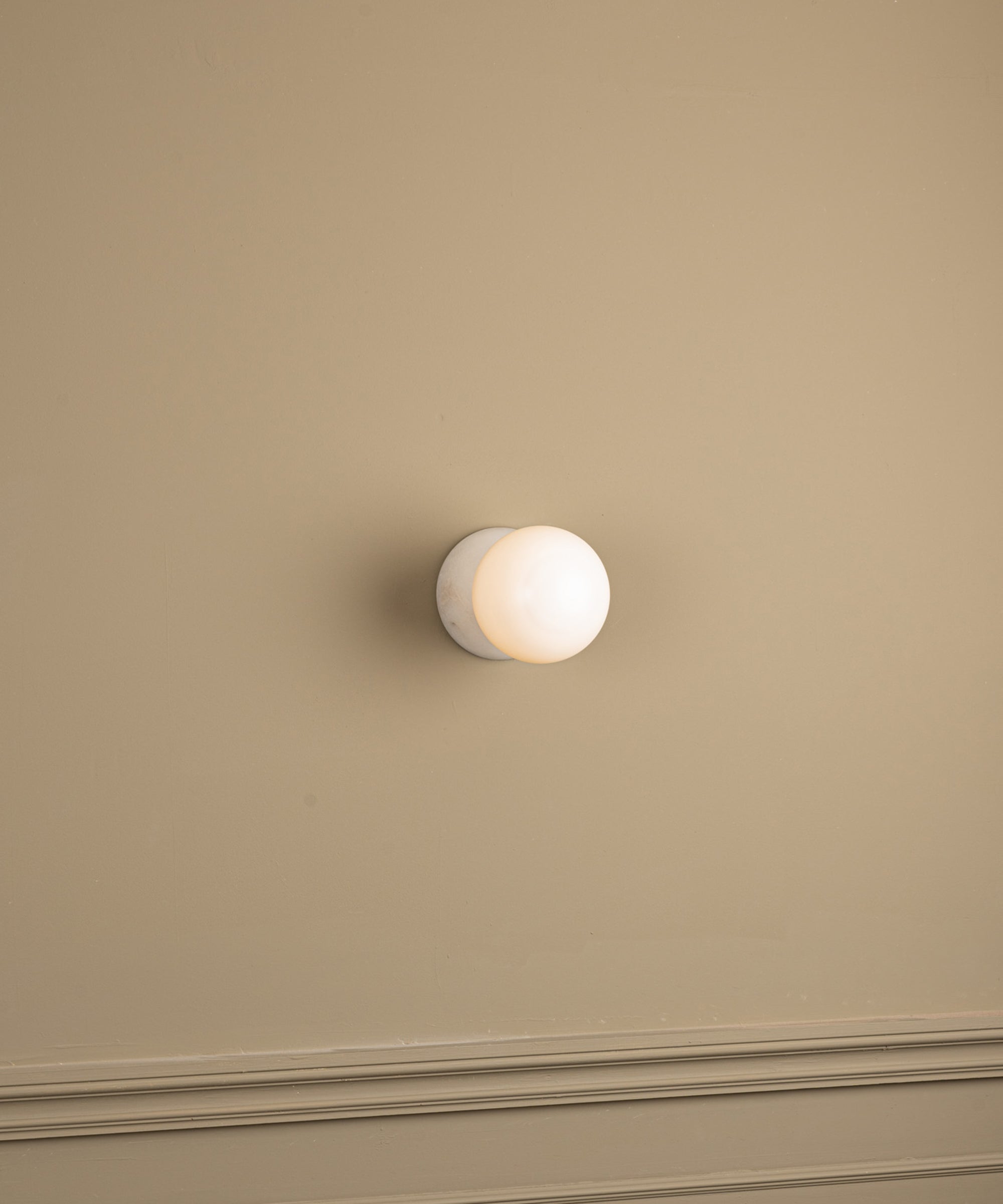 Fable Applique Murale Marbre Verre Moderne - Neutralighting