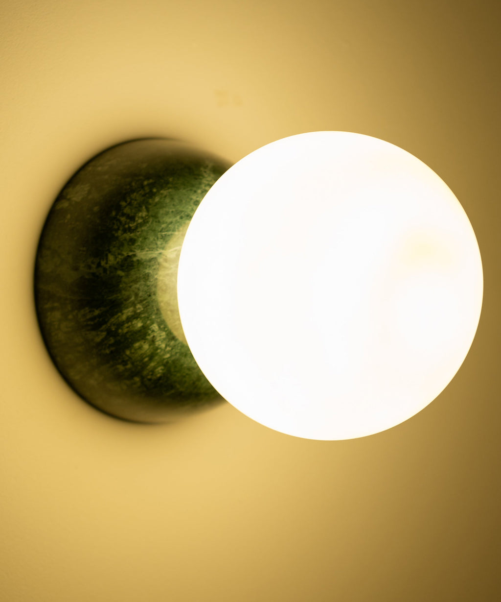 Fable Applique Murale Marbre Verre Moderne - Neutralighting