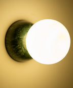 Fable Applique Murale Marbre Verre Moderne - Neutralighting