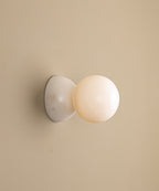 Fable Applique Murale Marbre Verre Moderne - Neutralighting