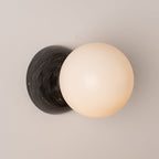 Fable Applique Murale Marbre Verre Moderne - Neutralighting
