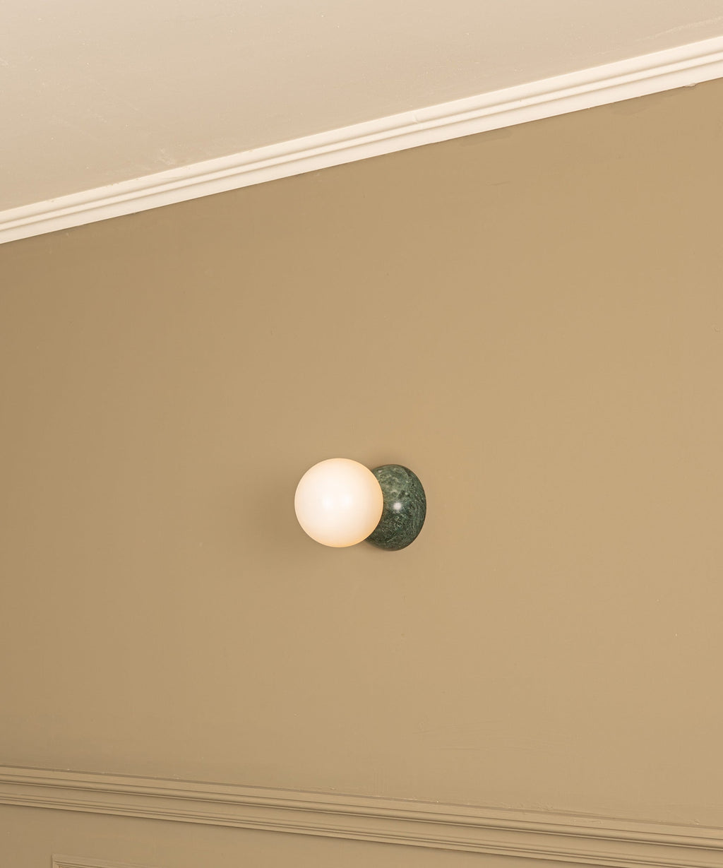 Fable Applique Murale Marbre Verre Moderne - Neutralighting
