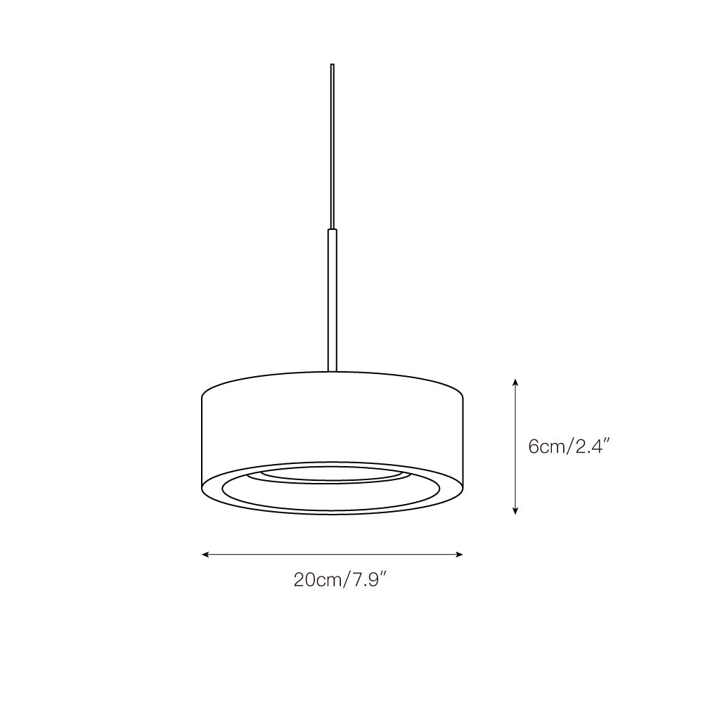 Glide Suspension Marbre Métal Moderne - Neutralighting