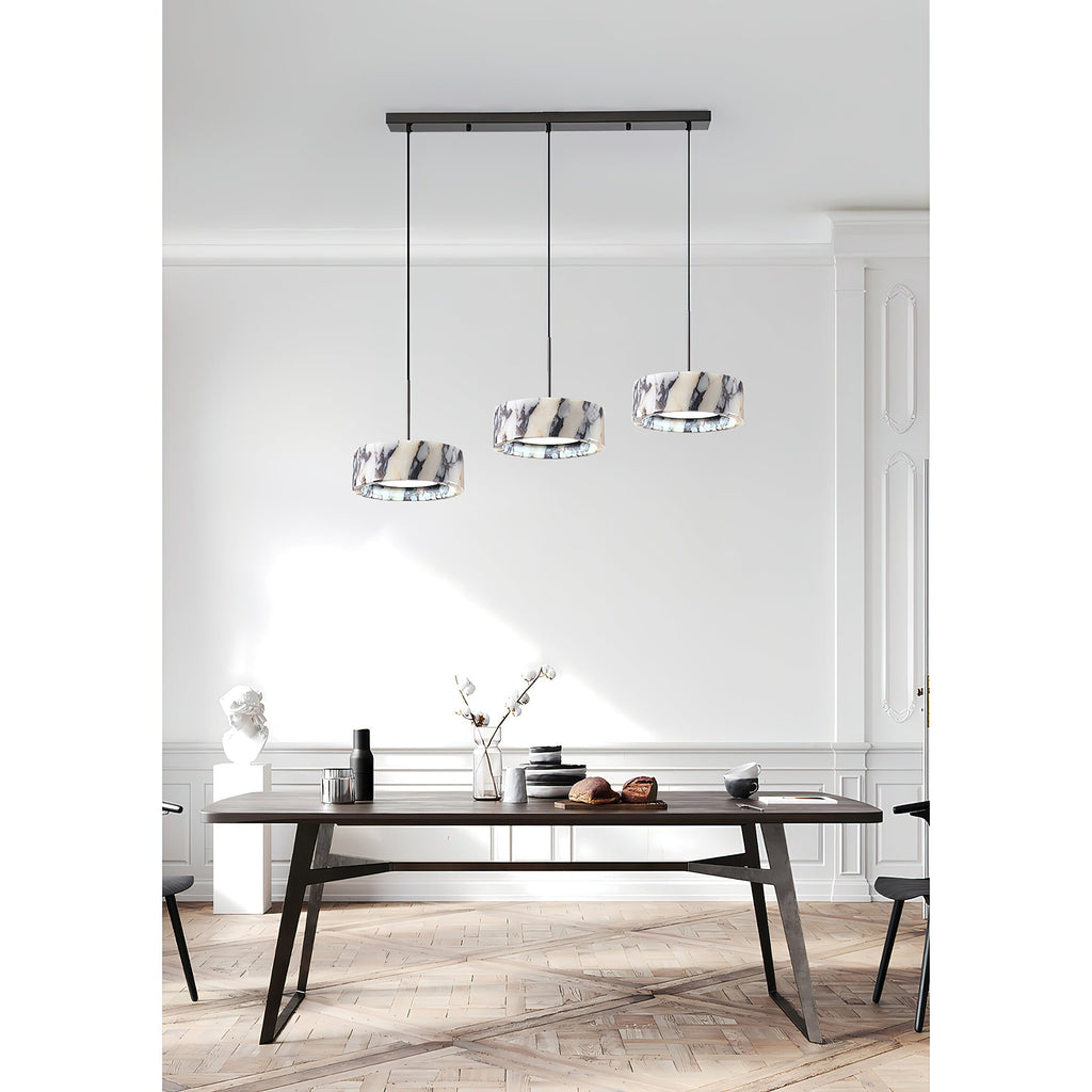 Glide Suspension Marbre Métal Moderne - Neutralighting